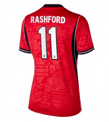 England Marcus Rashford #11 Udebanetrøje Dame VM 2026 Kortærmet